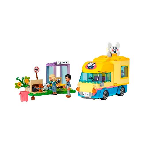 Set de furgoneta de rescate canino armable Lego multicolor 41741 - La Marina va con tu estilo