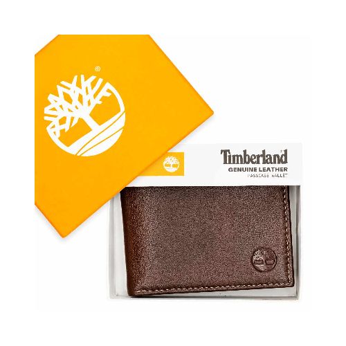 Cartera sencilla para caballero Timberland café 11008 - La Marina va con tu estilo