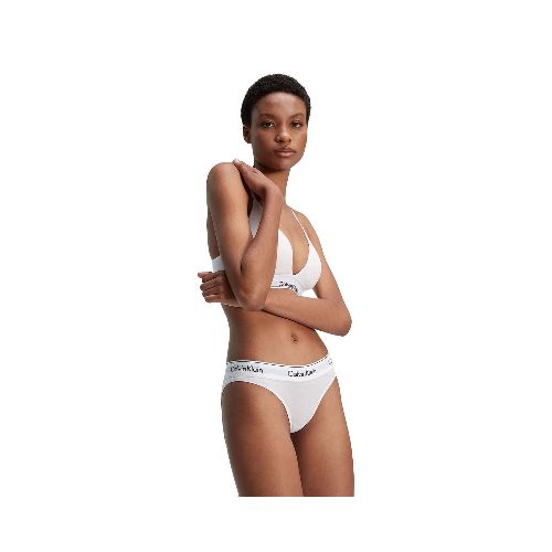 Bikini Para Dama Calvin Klein Blanco F3787D-100 - La Marina va con tu estilo