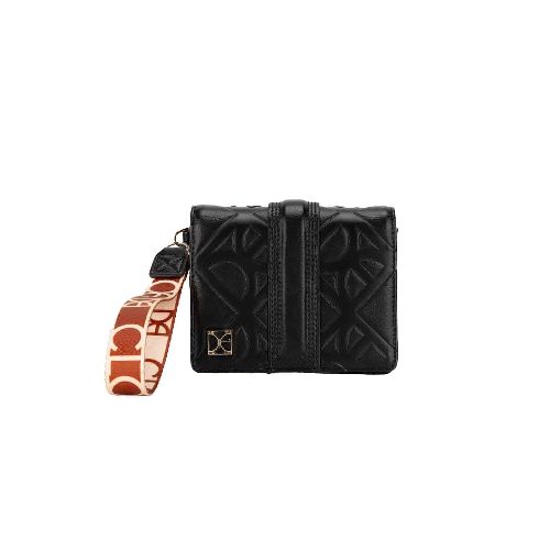 Cartera flap para dama Cloe negro 2BICI24685NEG - La Marina va con tu estilo