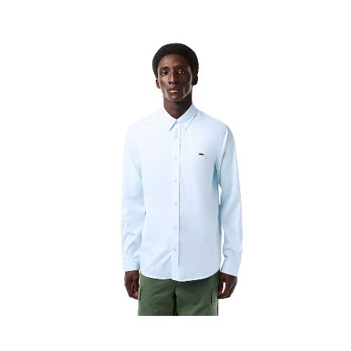 Camisa Casual Para Caballero Lacoste Azul CH2933 - La Marina va con tu estilo