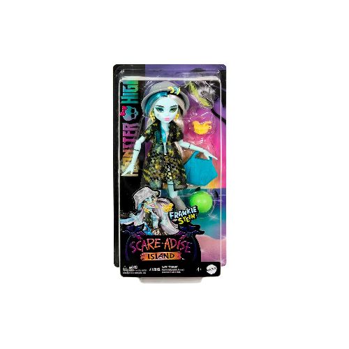 Muñeca frankie isla del terror Monster High multicolor hrp68 - La Marina va con tu estilo