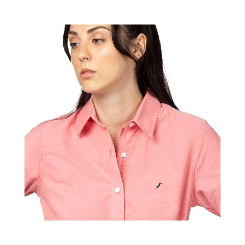 Blusa camisera para dama Tucane rosa oxford original - La Marina va con tu estilo