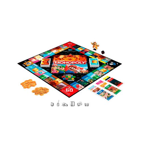 Juego de mesa Monopoly the Super Mario bros movie multicolor f6818 - La Marina va con tu estilo