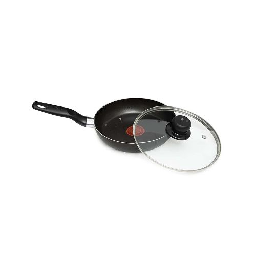 Sartén redondo con tapa T-fal 24cm negro 0392100 - La Marina va con tu estilo