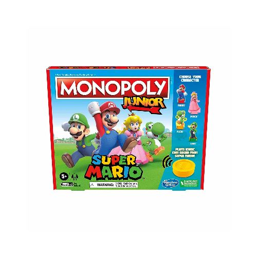 Juego de mesa junior edición mario Monopoly multicolor f4817 - La Marina va con tu estilo