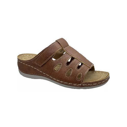 Sandalia confort para dama Comfort Fit café 24926/24927 - La Marina va con tu estilo