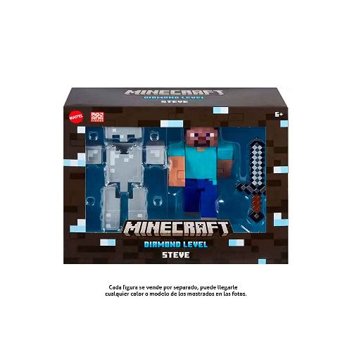 Figura de acción Minecraft diamond Mattel multicolor hln39 - La Marina va con tu estilo