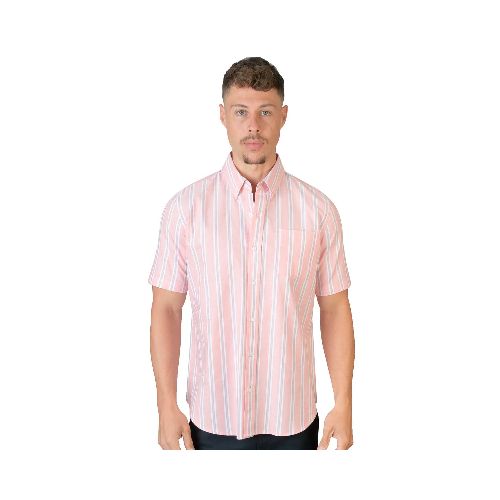 Camisa Casual Para Caballero Soul And Blues Rosa C1719 - La Marina va con tu estilo