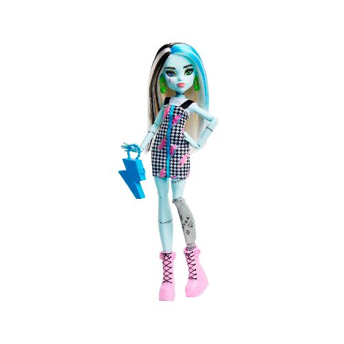 Muñeca Frankie Stein Monster High Multicolor HKY76 - La Marina va con tu estilo