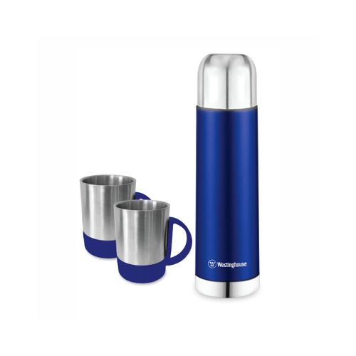 Termo para café con vasos Westinghouse azul wcbl001803abu - La Marina va con tu estilo