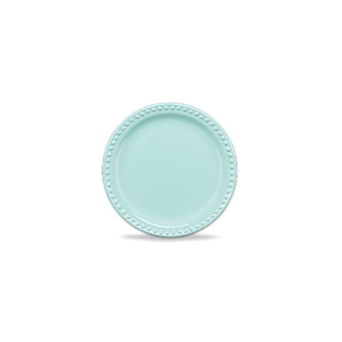 Plato Pastelero Emboss Mauve 19cm Baby Turquoise - Santa Anita  