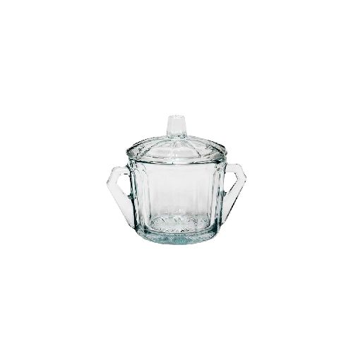 Sugar Bowl with Glass Lid 375ml - Crisa  