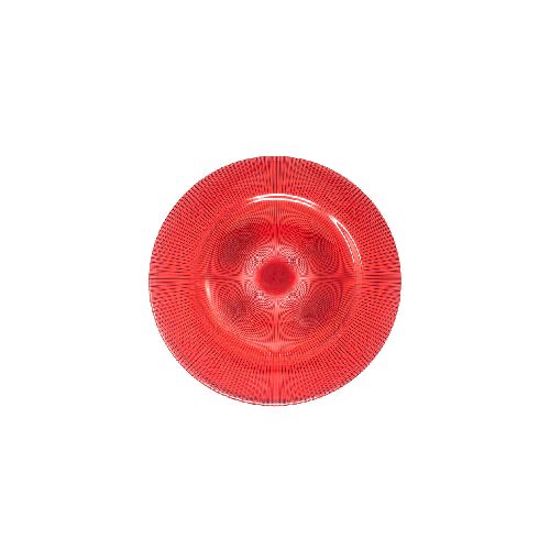 Plato Base Venecia 33.5cm Rojo - Vittori  