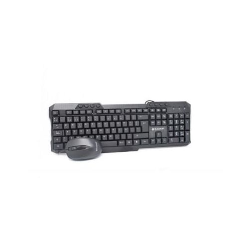 Kit Teclado y Mouse Naceb TechYESlogy NA-618 - Estándar, Negro - TONY Superpapelerías | Tienda en Linea