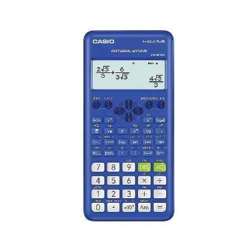 Calculadora Científica de 252 Funciones Azul Casio - TONY Superpapelerías | Tienda en Linea