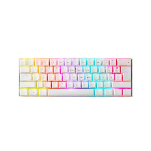 Teclado GAMING XPG SUMMONER MINI - Switch OUTEMU BLUE. Con iluminación RGB, en español. BLANCO. SUMMONERMINI61BL-WHCES - TONY Superpapelerías | Tienda en Linea