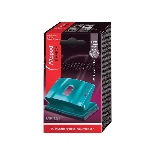 Perforadora Mediana Verde Aqua Essentials Maped 402400 - TONY Superpapelerías | Tienda en Linea