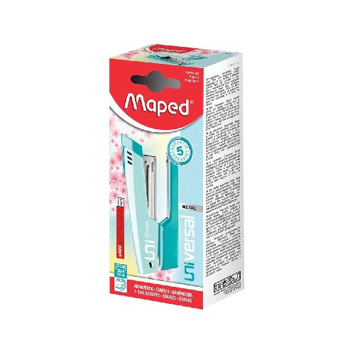 Engrapadora Metálica Mediana Pastel Universal Maped 354301 - TONY Superpapelerías | Tienda en Linea