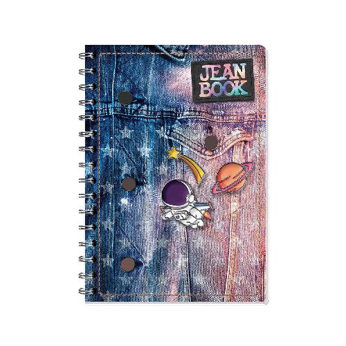 Cuaderno Espiral de 200 Hojas Profesional de Cuadro Grande Moda Jean Book - TONY Superpapelerías | Tienda en Linea