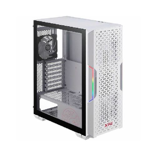 Gabinete GAMER XPG ADATA STARKER AIR - Media torre, Gabinete, Color blanco - TONY Superpapelerías | Tienda en Linea