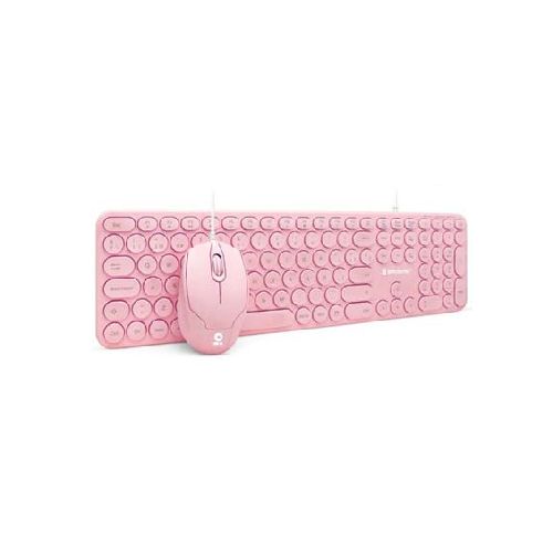 Kit Teclado y Mouse - Multimedia Combo, Español, Rosa 6001196 BROBOTIX - TONY Superpapelerías | Tienda en Linea