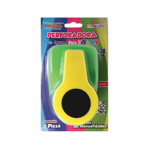 Perforadora de Círculo de 50 mm para Foamy y Papel Pascua PER50-CIRCULO - TONY Superpapelerías | Tienda en Linea