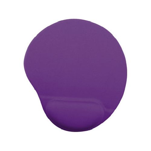 Mouse Pad - C/ Almohadilla Tipo Gel, MORADO, Antiderrapante, Monótono, 24.5*21.5*0.2 Cms, BROBOTIX  500074M - TONY Superpapelerías | Tienda en Linea