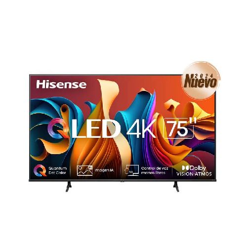 Televisor Hisense 75QD6N - 75 pulgadas, QLED, QUANTUM DOT, 4K UHD, 3840 x 2160 Pixeles, GOOGLE SMART TV - TONY Superpapelerías | Tienda en Linea