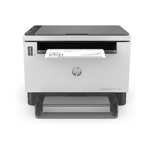 HP LaserJet Impresora Tank MFP 1602w, Laser, Impresión a color, 600 x 600 DPI, Copias en blanco y negro, A4, Gris, Blanco  