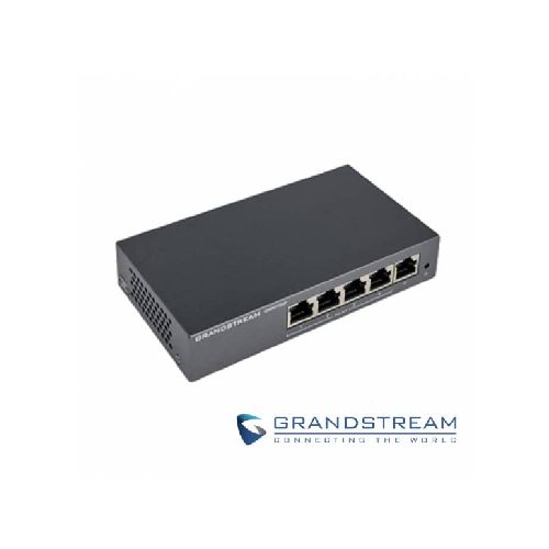 Switch No Administrable de 5 puertos Gigabit con 4 puertos Poe hasta 60W de salida - compatible con GWN Cloud, carcasa metalica - TONY Superpapelerías | Tienda en Linea