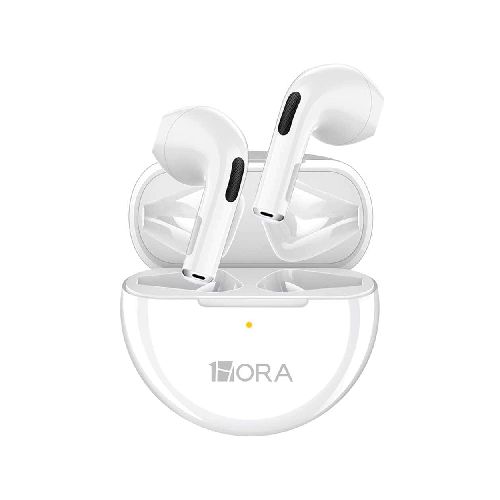 Audífonos Earbuds Inalámbricos Bluetooth Blanco 1 Hora AUT119BCO - TONY Superpapelerías | Tienda en Linea