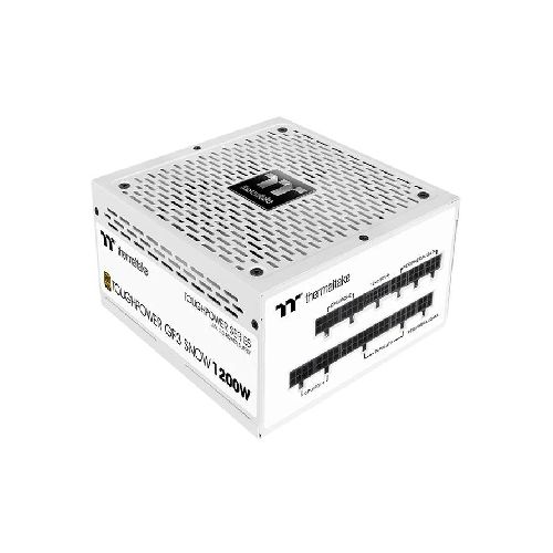 Fuente de Poder Thermaltake Toughpower GF Snow 1200W TT Premium Edition (PS-TPD-1200FNFAGU-N) - Color Blanca - TONY Superpapelerías | Tienda en Linea