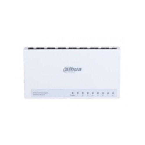 Switch para Escritorio de 8 Puertos DAHUA DH-PFS3008-8ET-L / No administrable / Fast Ethernet 10/100Mbps / Diseño Compacto / Capa 2 / switching 1.6 G - TONY Superpapelerías | Tienda en Linea