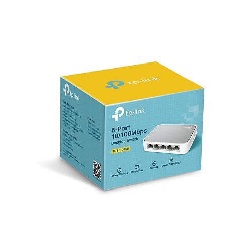 Mini Switch de Escritorio 5 Puertos TP-LINK TL-SF1005D - TONY Superpapelerías | Tienda en Linea