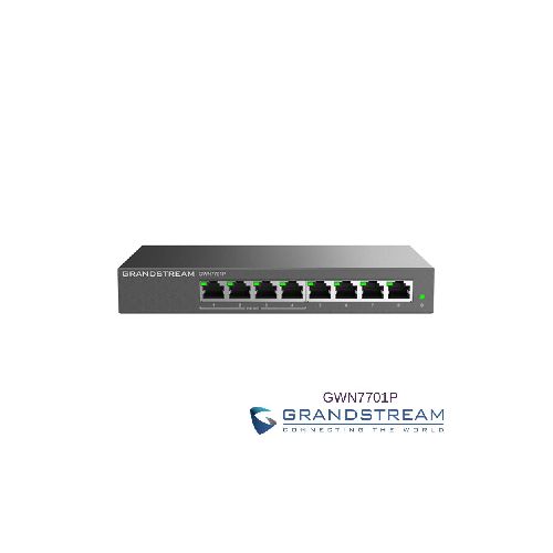 Switch No Administrable de 8 puertos Gigabit con 4 puertos Poe hasta 60W de salida - compatible con GWN Cloud, carcasa metalica - TONY Superpapelerías | Tienda en Linea