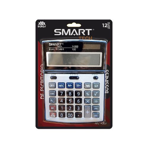 Calculadora de Escritorio Grande de 12 Dígitos Business Smartech - TONY Superpapelerías | Tienda en Linea