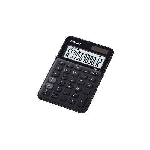 Calculadora de Escritorio de 12 Dígitos Negro Casio - TONY Superpapelerías | Tienda en Linea