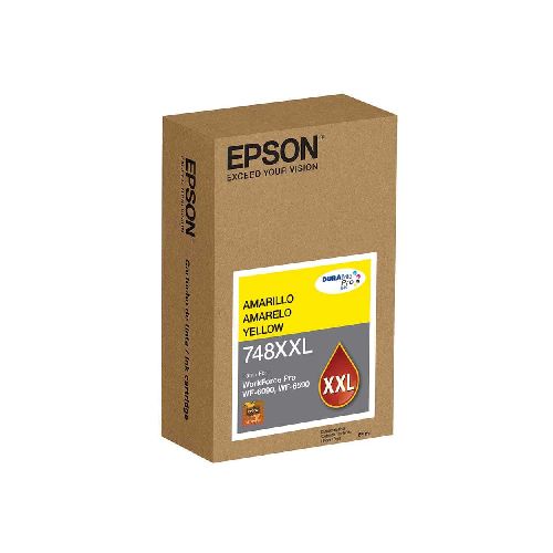 Cartucho de Tinta 748XXL Amarillo Compatible con WF-6590 Epson - TONY Superpapelerías | Tienda en Linea