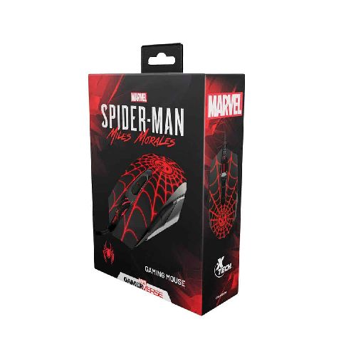 Mouse Gamer Alámbrico Spider Man 2,400 DPI Con Iluminación Spider Man Xtech XTM-M520SM - TONY Superpapelerías | Tienda en Linea