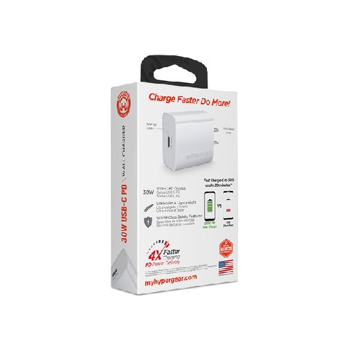 Cargador de Pared HyperGear Tipo C 30W Blanco | RadioShack México