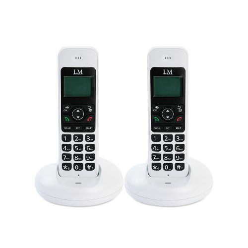 Teléfono Inalámbrico 1702-2 LM Blanco 2 piezas | RadioShack México