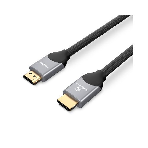 Cable HDMI RadioShack 1.82 m Ultra High Speed Trenzado Negro con Gris | RadioShack México