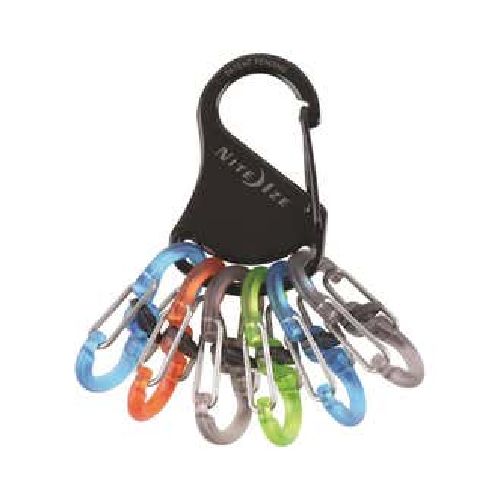 Llavero Keyring con Clips Traslucidos #KLKP-01-R3 NITE IZE  