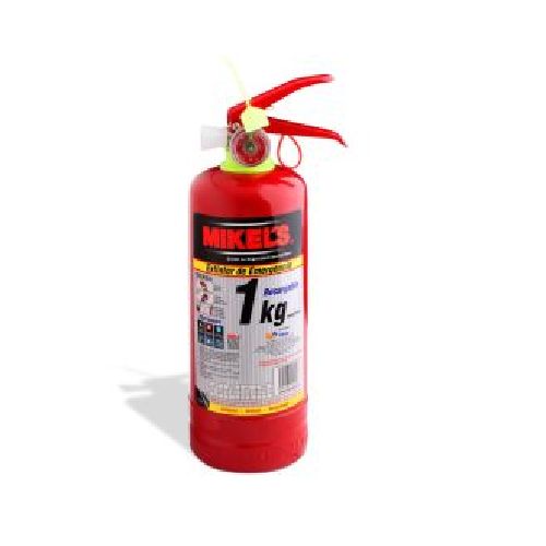 Extintor de emergencia recargable 1 kg  