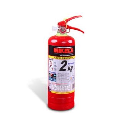 Extintor de emergencia recargable 2 kg  