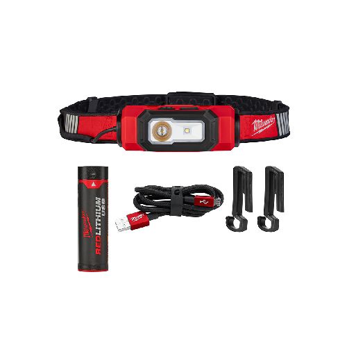 Linterna De Casco Recargable Usb Milwaukee 2116-21 - Macroherramientas