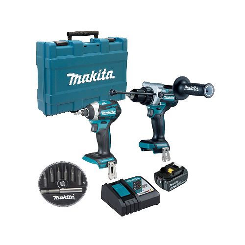 Combo Rotomartillo Llave Impacto 18v Dlx2523st Makita - Macroherramientas