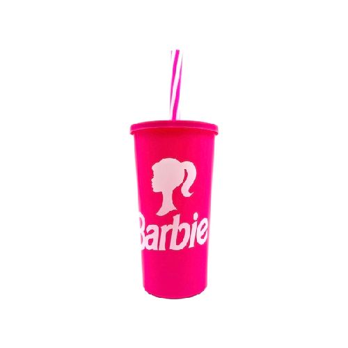 Vaso Reutilizable de Barbie  