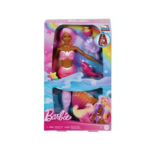 BARBIE FANTASIA SIRENAS COLORES MAGICOS MORENA HRP96  Mattel